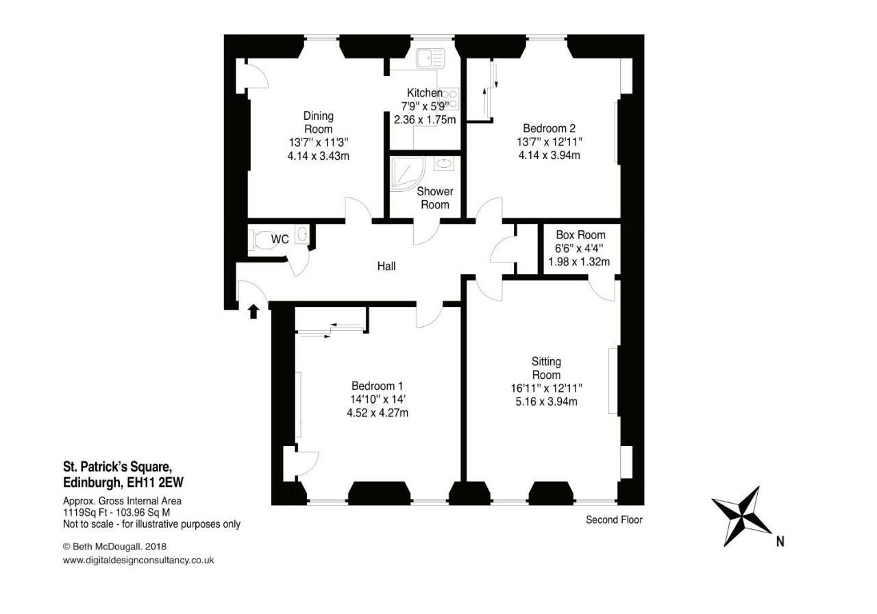 The St Patrick Square Residence Edinburgh Eksteriør billede